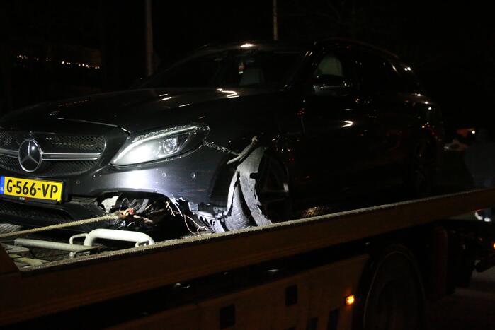 Grote ravage door eenzijdige aanrijding