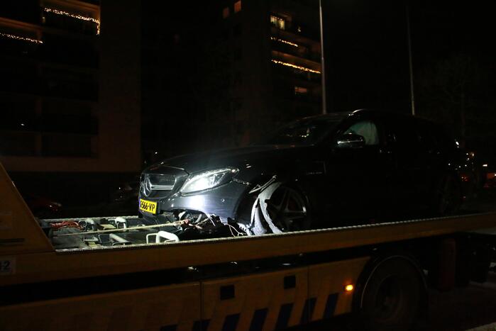 Grote ravage door eenzijdige aanrijding