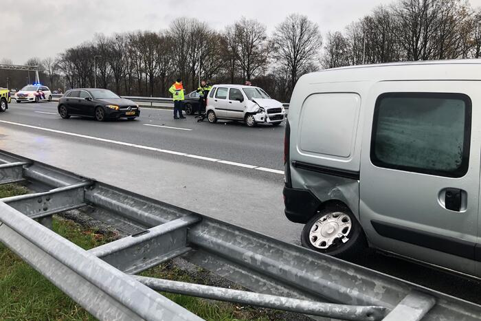 Snelweg dicht na ongeval