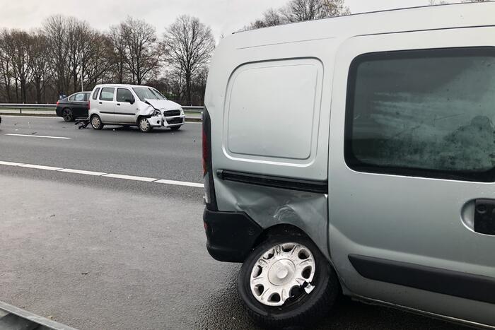 Snelweg dicht na ongeval
