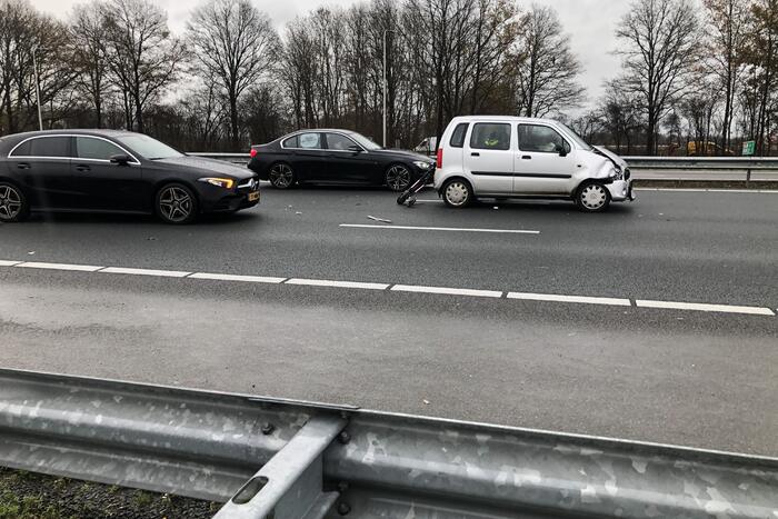 Snelweg dicht na ongeval