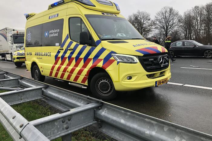 Snelweg dicht na ongeval
