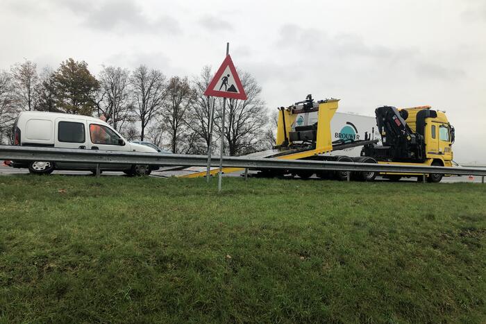 Snelweg dicht na ongeval