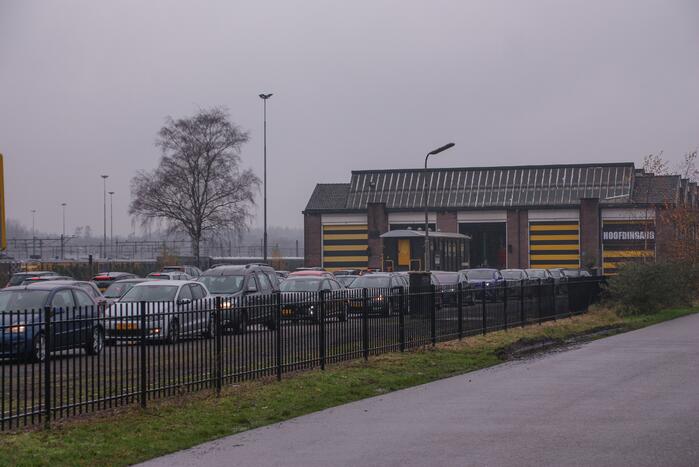 Enorme rijen bij GGD-teststraat