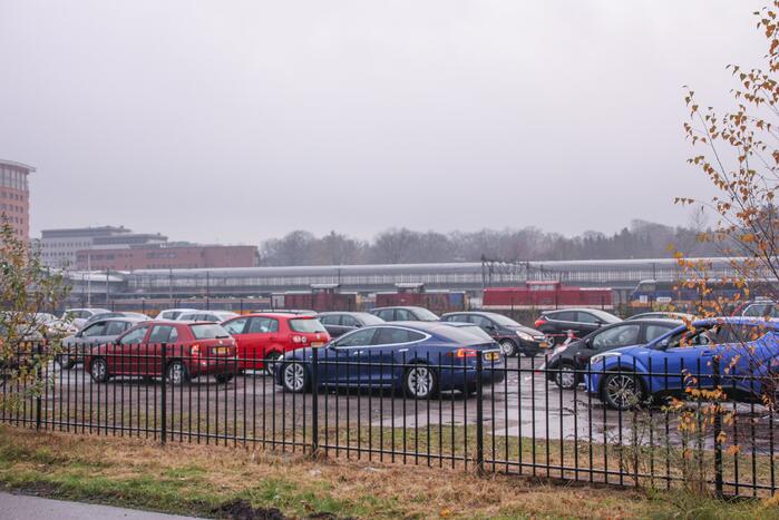 Enorme rijen bij GGD-teststraat