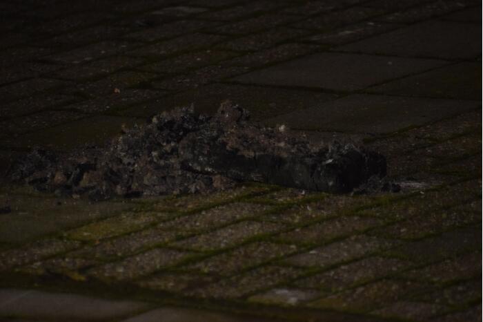 Schoorsteen geveegd na brand