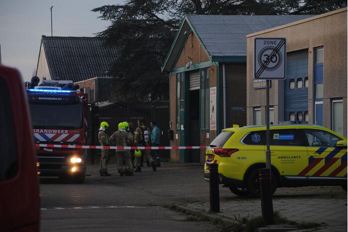 Brand in loods Van Herk Heftruckvorken