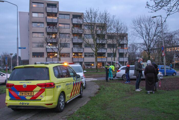 Fietser gewond bij aanrijding met auto