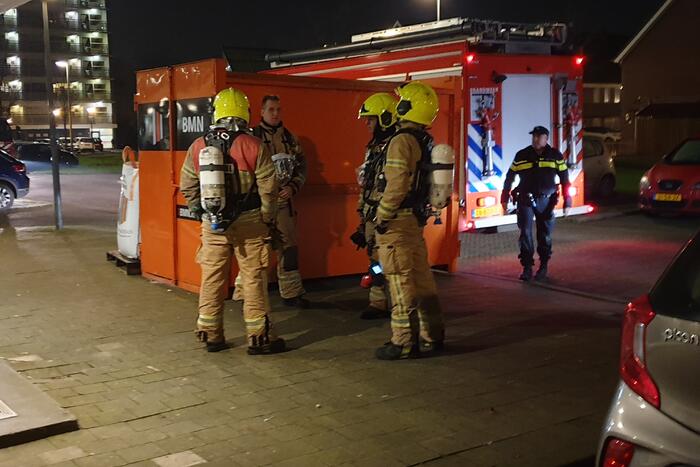 Brand in flat blijkt loos alarm
