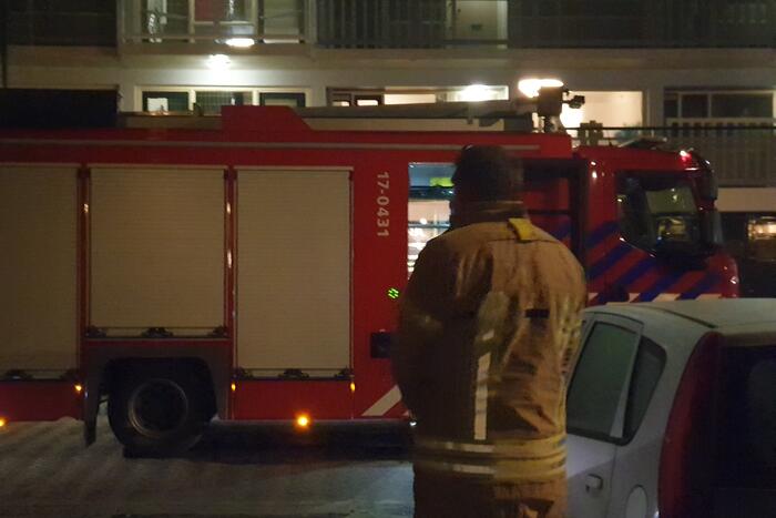 Brand in flat blijkt loos alarm