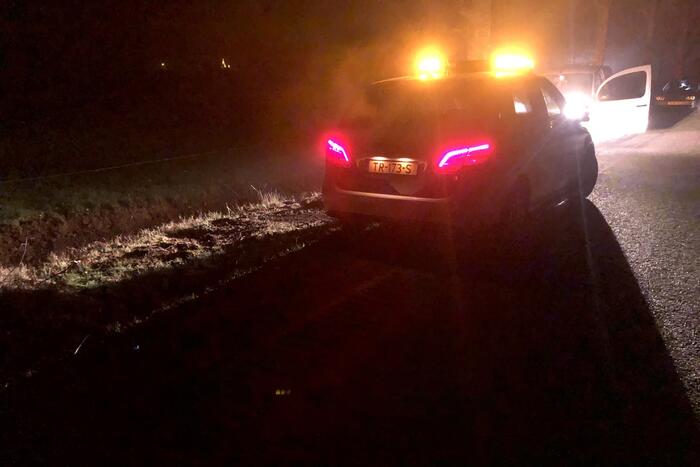 Meerdere voertuigen raken van dezelfde weg