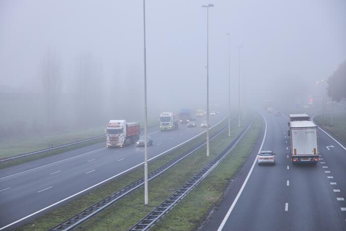 Dichte mistbanken in de Keistad