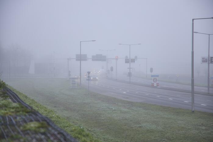 Dichte mistbanken in de Keistad