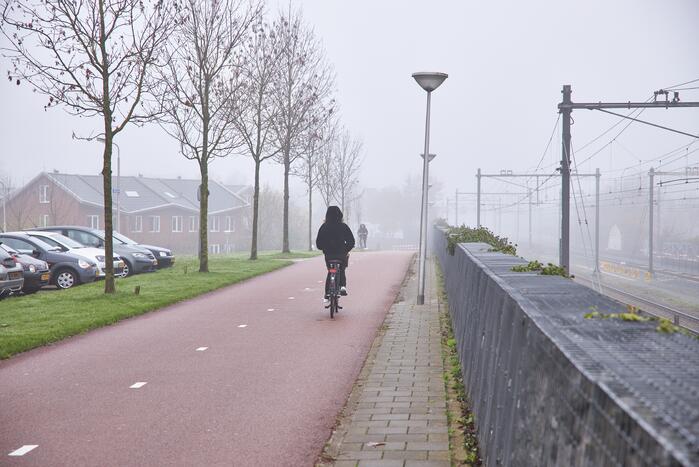Dichte mistbanken in de Keistad