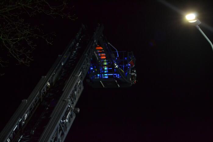 Schoorsteen geïnspecteerd na brand