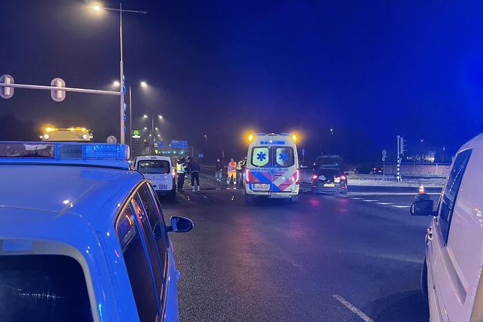 Ravage bij ongeval tussen meerdere voertuigen