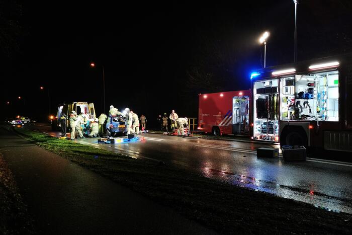 Gewonde bij ernstig ongeval met meerdere voertuigen