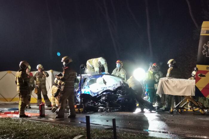 Gewonde bij ernstig ongeval met meerdere voertuigen