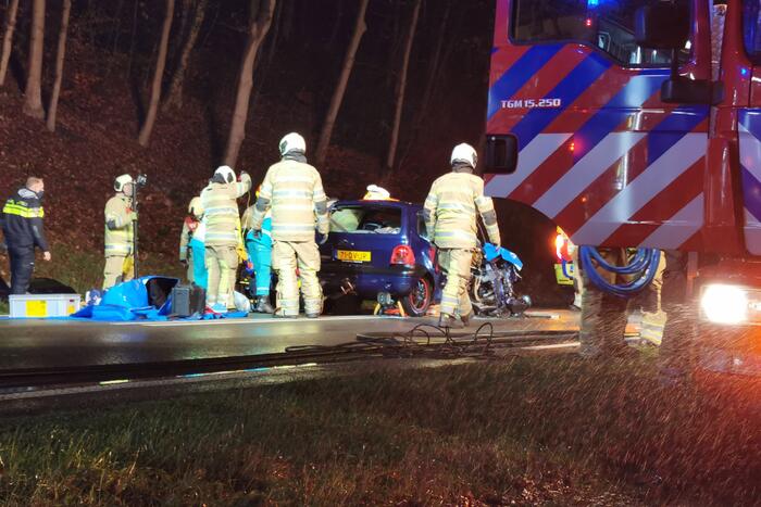 Gewonde bij ernstig ongeval met meerdere voertuigen