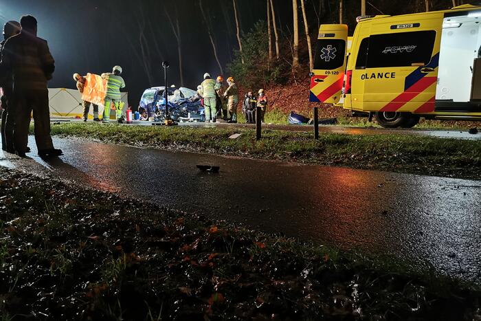 Gewonde bij ernstig ongeval met meerdere voertuigen