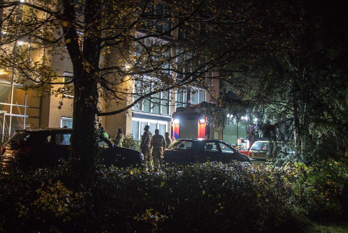 Brand in wooncomplex