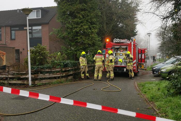 Gasleiding kapot bij werk aan tuin