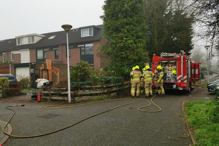 Gasleiding kapot bij werk aan tuin