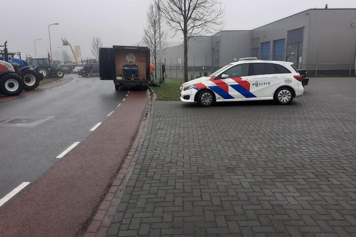 Boze boeren blokkeren Jumbo distributiecentrum