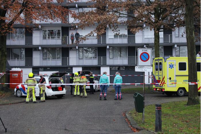 Hulpdiensten massaal ingezet voor flat