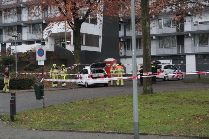 Hulpdiensten massaal ingezet voor flat