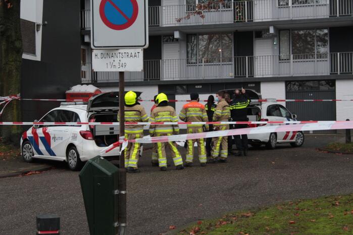 Hulpdiensten massaal ingezet voor flat
