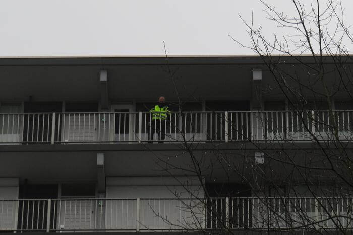 Hulpdiensten massaal ingezet voor flat