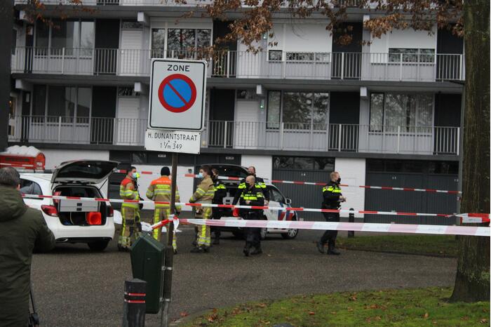 Hulpdiensten massaal ingezet voor flat