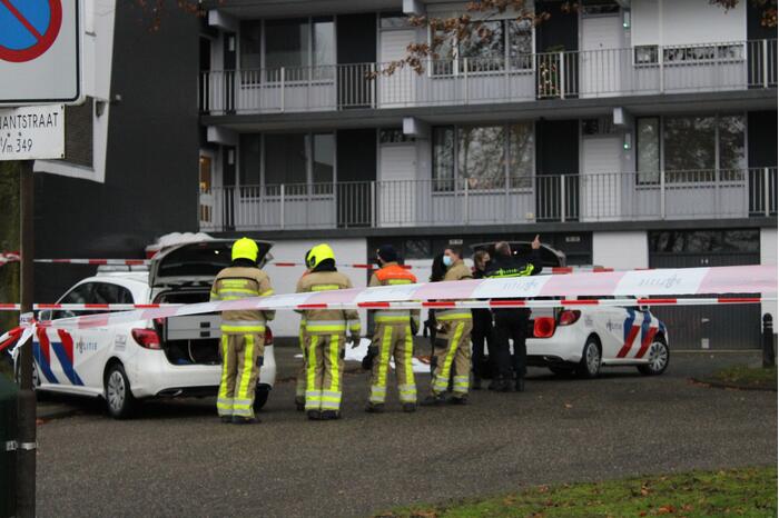 Hulpdiensten massaal ingezet voor flat