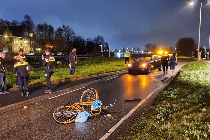 Fietser gewond bij aanrijding met auto