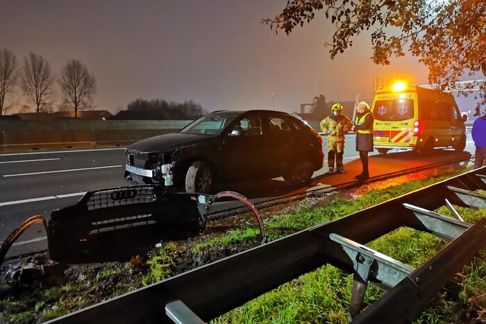 Meerdere voertuigen betrokken bij ongeval op snelweg