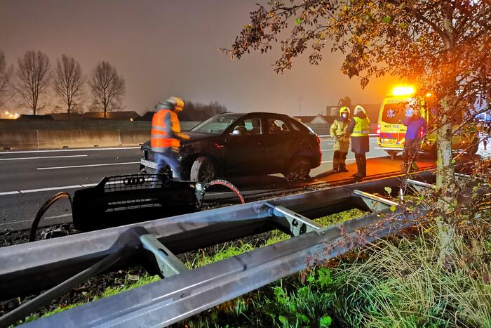 Meerdere voertuigen betrokken bij ongeval op snelweg