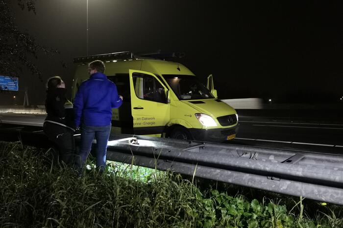 Meerdere voertuigen betrokken bij ongeval op snelweg