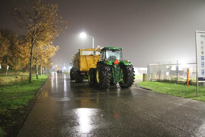 Boerenprotest Lidl Distributiecentrum