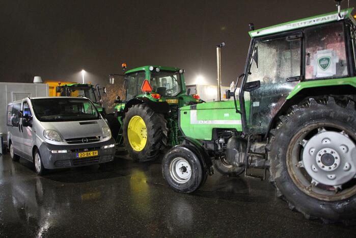 Boerenprotest Lidl Distributiecentrum