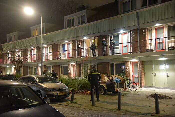 Bewoner gewond bij schietpartij