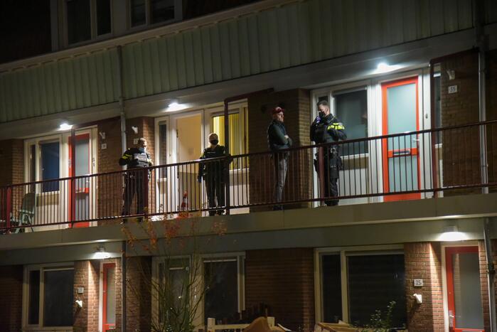 Bewoner gewond bij schietpartij