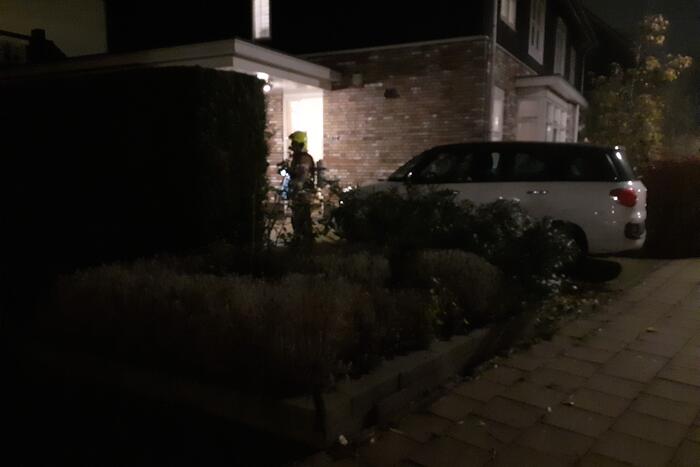 CV ketel in brand in een woning