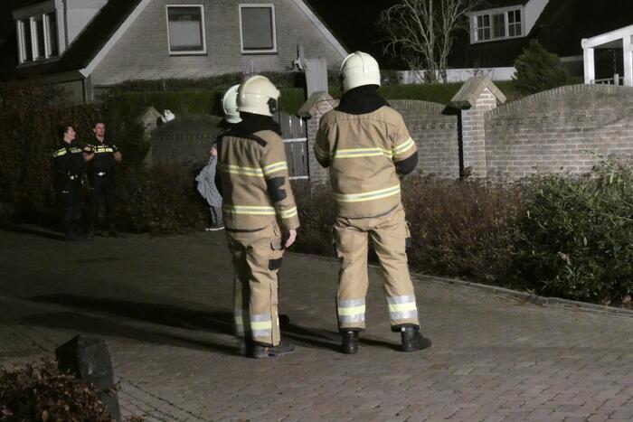 Schoorsteen geveegd na brand