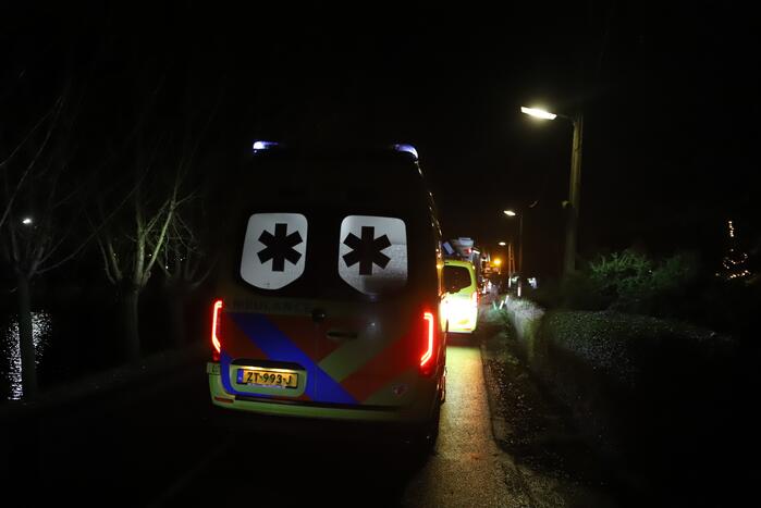 Auto te water geraakt