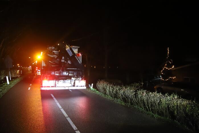 Auto te water geraakt