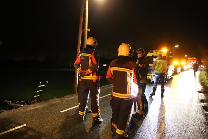 Auto te water geraakt