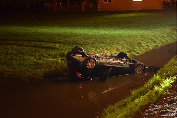 Auto te water geraakt