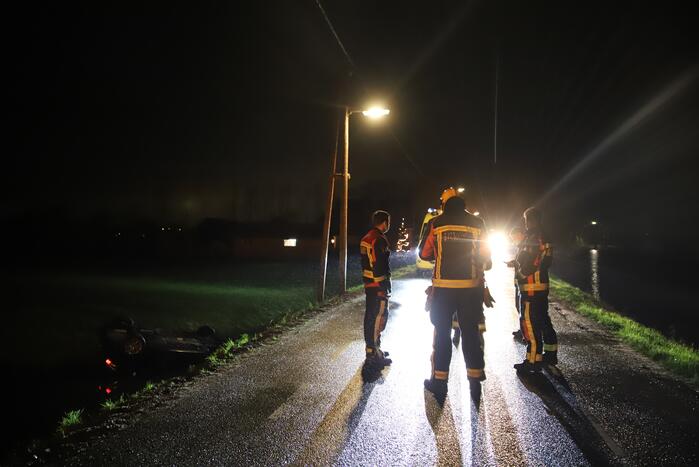 Auto te water geraakt