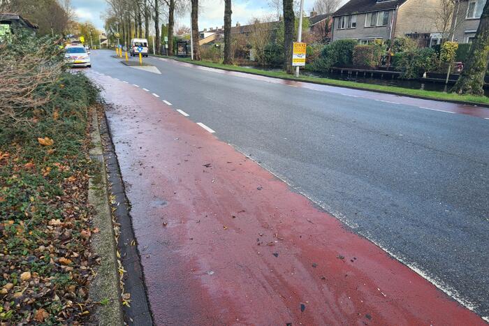 Auto en bushokje gesloopt